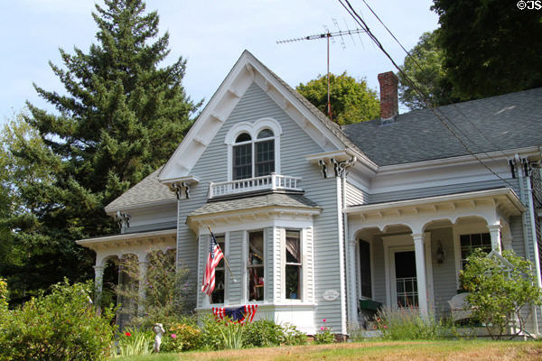 Captain Bradford Briggs house (1865) (5 Water St.). Sandwich, MA.