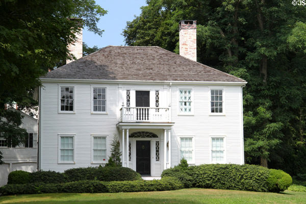 Seth Freeman Nye House (1827) (124 Main St.). Sandwich, MA. Style: Federal.