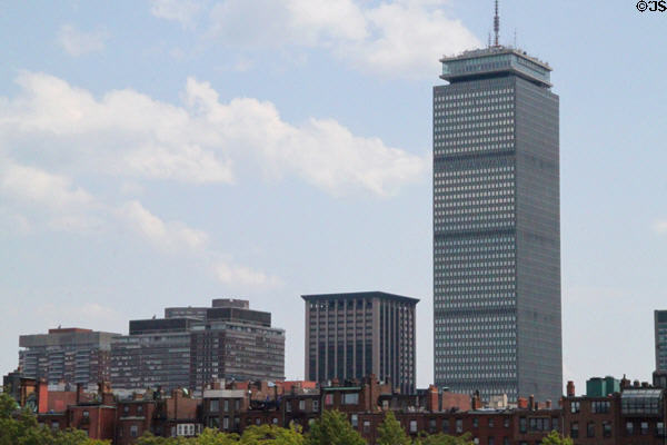 Prudential Tower (1964) (52 floors) (800 Boylston St.). Boston, MA. Architect: Luckman Partnership.
