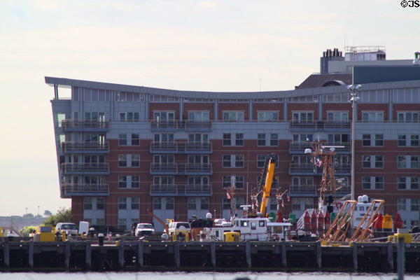 Boston harbor waterfront development. Boston, MA.