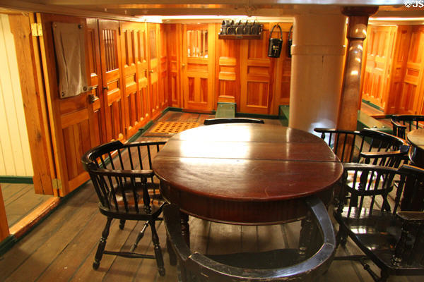 Quarters for junior officers of USS Constitution. Boston, MA.