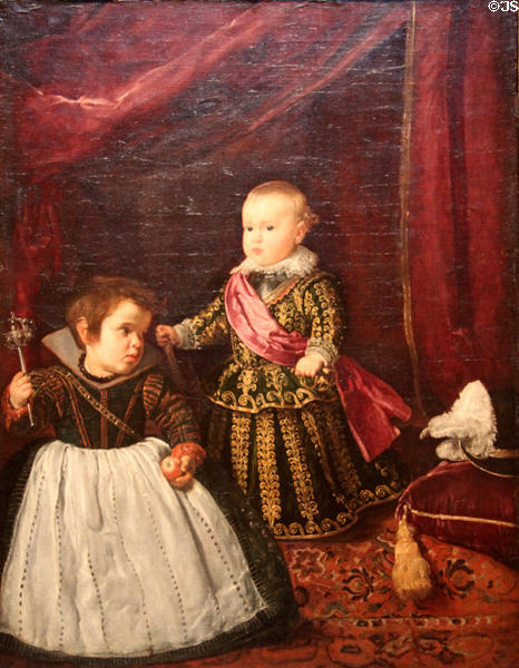 Don Baltasar Carlos with Dwarf (1632) painting by Velázquez at Museum of Fine Arts. Boston, MA.