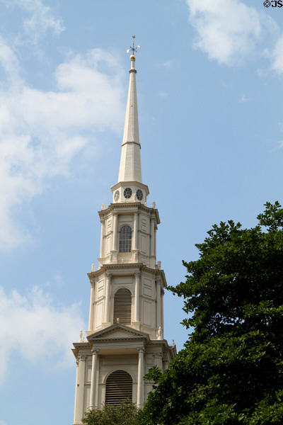 Spire of Park Street Church. Boston, MA.