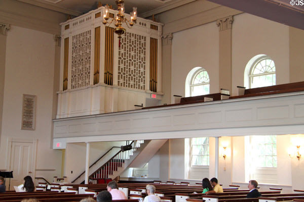 Interior of Park Street Church. Boston, MA.