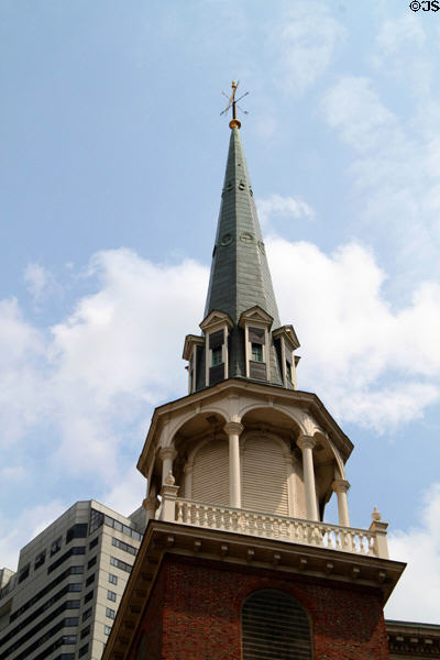 Spire of Old South Church. Boston, MA.