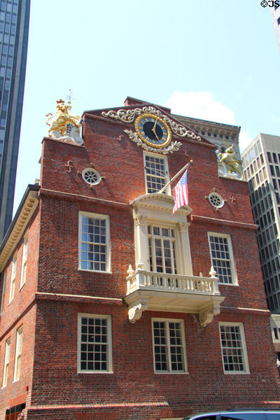 Old State House (1747) (State St.). Boston, MA. Style: Georgian.