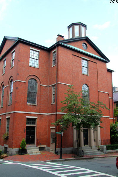 English High School - Wendell Phillips School (1824) (65 Anderson St.) in Beacon Hill. Boston, MA. Architect: Graham & Meus.