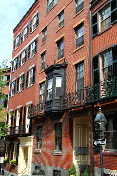 Typical Beacon Hill row houses. Boston, MA.