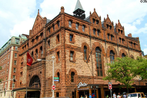 First Spiritual Temple (1884) (181 Newbury St.). Boston, MA. Style: Victorian Romanesque. Architect: Hartwell & Richardson.