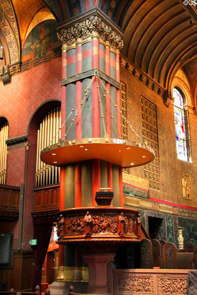 Pulpit of Trinity Church. Boston, MA.