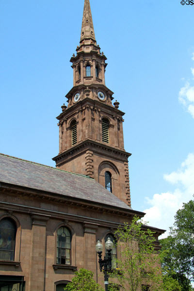 Arlington Street Church (1861) (351 Boylston St.). Boston, MA. Style: Georgian, Italianate. Architect: Arthur D. Gilman.