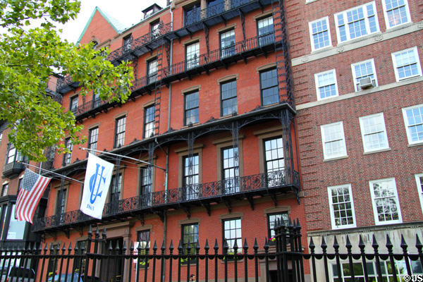 Abbott Lawrence House (1835) (7-8 Park St.). Boston, MA. Architect: Henry B. Ball; McNeil Brothers.