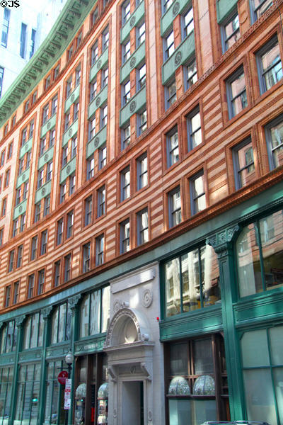 Winthrop Building (1893) (276-278 Washington St.). Boston, MA. Architect: Clarence Howard Blackall.