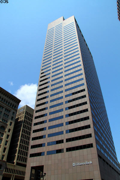 28 State St. (1969) (40 floors). Boston, MA. Architect: Edward Larrabee Barnes Assoc..