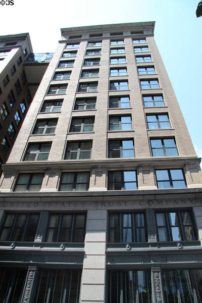 United States Trust Company Building (aka New Scollary Square) (1914) (30-40 Court St.). Boston, MA. Architect: Charles Howard Blackall.