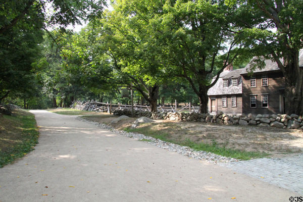 Battle Road & Hartwell Tavern at Minute Men National Historical Park. Concord, MA.