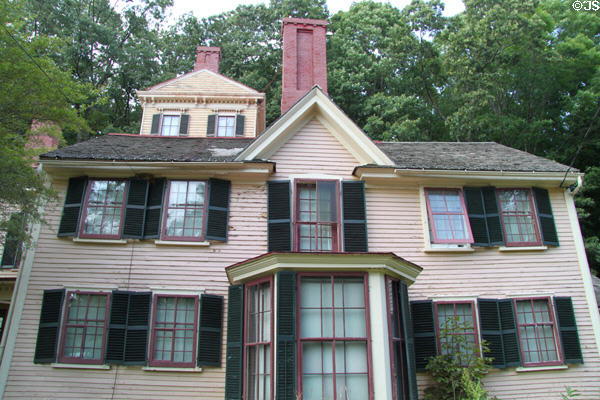 The Wayside (earliest part 1714) (455 Lexington Road) at Minute Men National Historical Park. Concord, MA. On National Register.