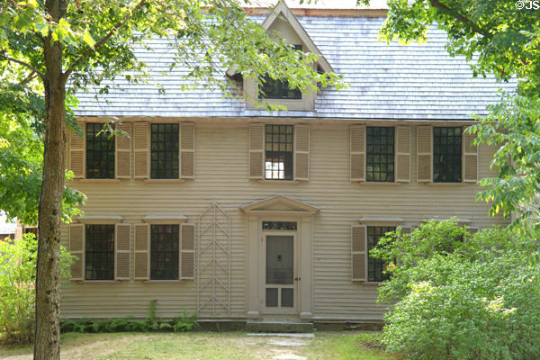 The Old Manse (1769) residents witnessed the battle which started the American Revolution. Concord, MA. Style: Colonial.