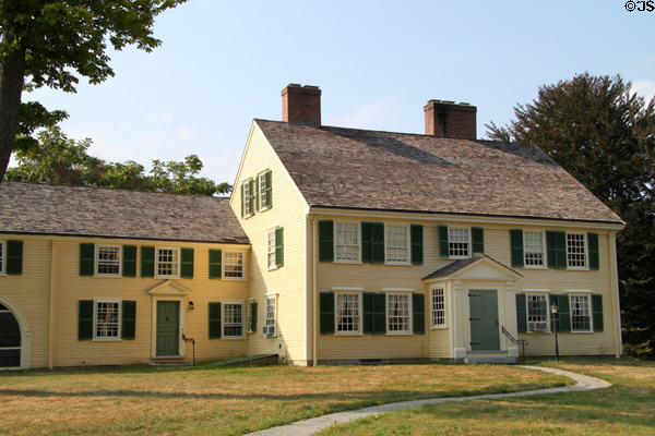 Maj. John Buttrick House (1715) (231 Liberty St.). Concord, MA. Style: Georgian. Architect: Stedman Buttrick + Joseph Derby.