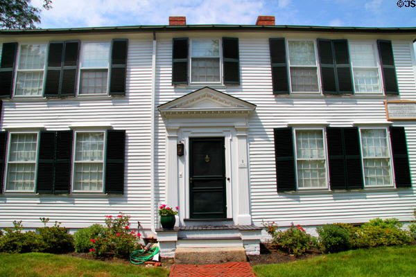 Jonathan Harrington House (1750) (1 Harrington Rd.). Lexington, MA. Style: Georgian.