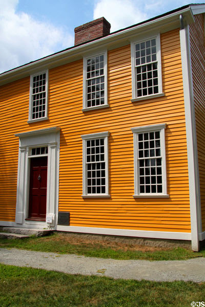 Hancock-Clarke Parsonage (1737) now a museum house. Lexington, MA.