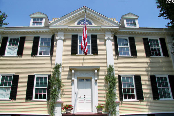 Longfellow National Historic Site operated by the National Park Service, was built by John Vassall (1759), served as George Washington's headquarters during the Revolutionary War & preserved by poet Henry Wadsworth Longfellow & his family for a century. Cambridge, MA.