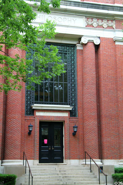 Emerson Hall or philosophy building on Harvard Yard. Cambridge, MA.