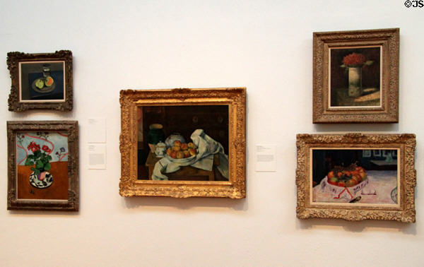 French Impressionist paintings (1880s-1920s) by Matisse, Cezanne, Seurat & Bonnard at Harvard Art Museums. Cambridge, MA.