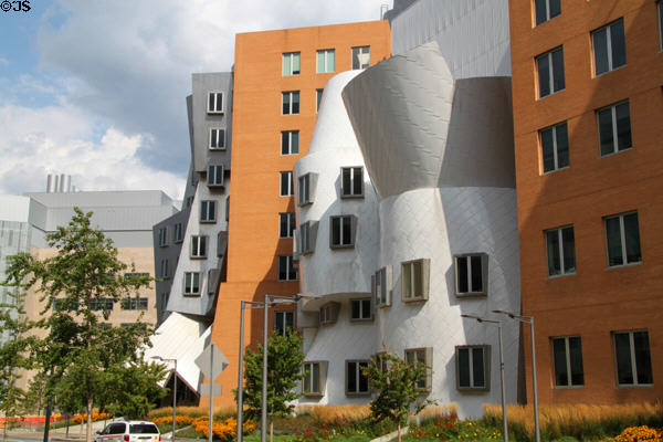 Facade of Gehry's Stata Center at MIT. Cambridge, MA.