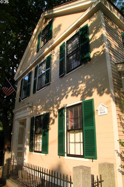 Mary Ann Ropes House (1844) (373 Essex St.). Salem, MA.