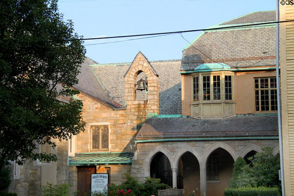 Grace Episcopal Church (1924) (385 Essex St.). Salem, MA. Style: Gothic Revival.