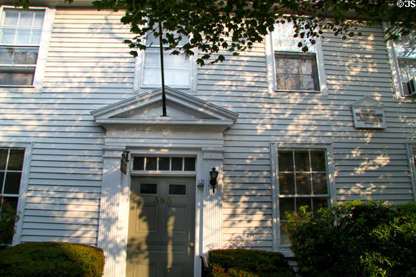Rev. Thomas Barnard House (393 Essex St.) who on Feb. 25, 1775 made peace between Salem defenders & British at North Bridge Affair. Salem, MA.