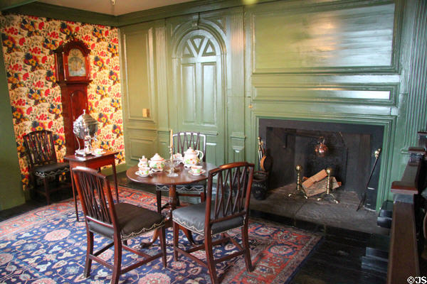 Parlor at House of Seven Gables. Salem, MA.