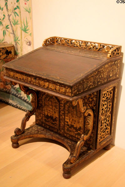 Chinese Davenport desk (c1850-60) at Peabody Essex Museum. Salem, MA.