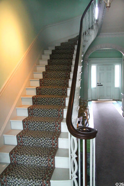 Stairwell of Gardner Pingree House. Salem, MA.