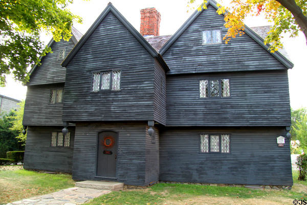 Jonathan Corwin House (aka Witch House) (c1642 restored 1946) (310 1/2 Essex St.). Salem, MA.