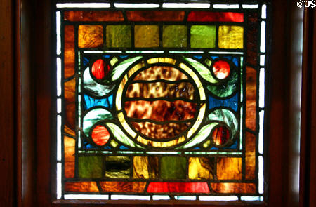 Stained glass window by John La Farge in Crane Library. Quincy, MA.