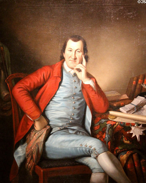 Timothy Matlack portrait (c1790) by Charles Willson Peale at Museum of Fine Arts. Boston, MA.