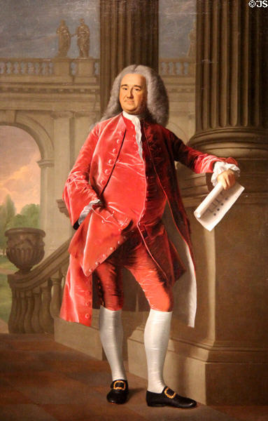 Nathaniel Sparhawk portrait (1764) by John Singleton Copley at Museum of Fine Arts. Boston, MA.