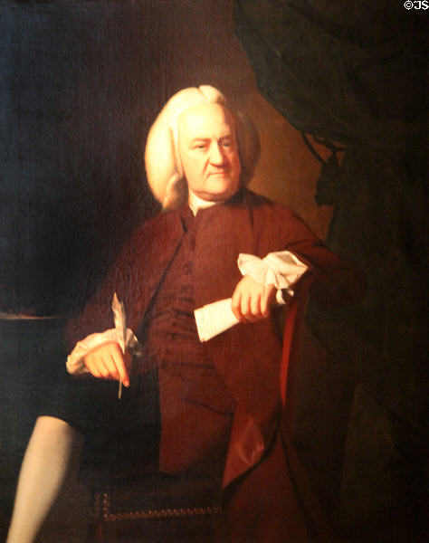 Ezekiel Goldthwait portrait (1771) by John Singleton Copley at Museum of Fine Arts. Boston, MA.