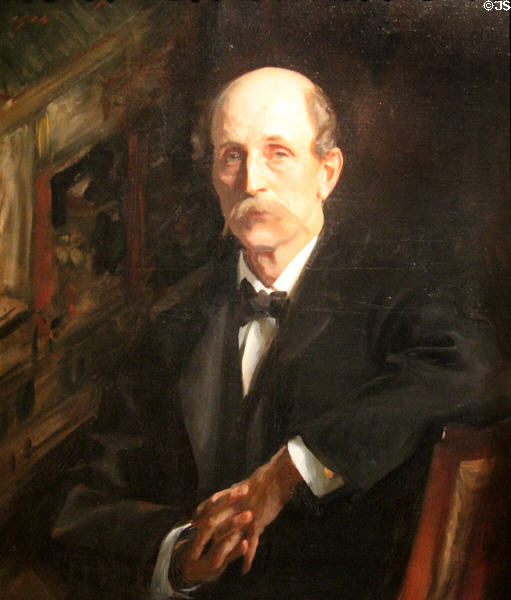 General Charles J. Paine painting (1904) by John Singer Sargent at Museum of Fine Arts. Boston, MA.
