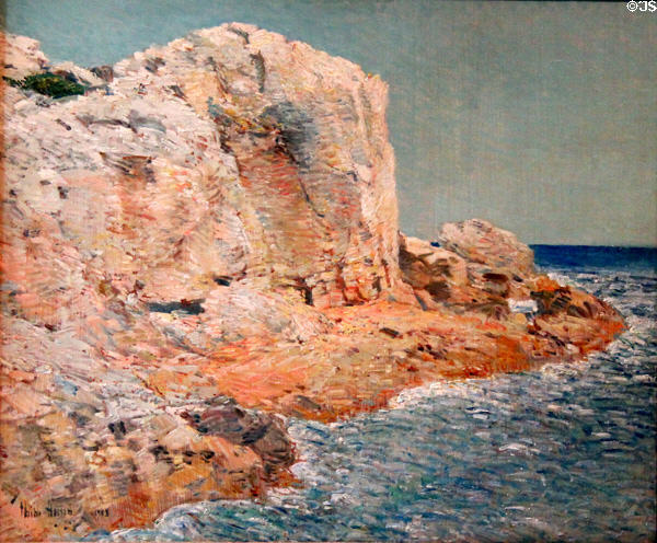 Isle of Shoals off Maine painting (1908) by Childe Hassam at Museum of Fine Arts. Boston, MA.