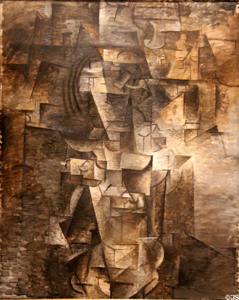 Portrait of a Woman painting (1908) by Pablo Picasso at Museum of Fine Arts. Boston, MA.