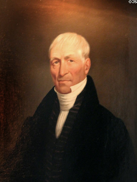 Portrait of Mr. Timothy Nichols III (1835) grandparent of Dr. Nichols at Nichols House Museum. Boston, MA.
