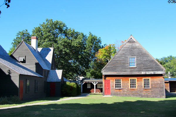 Museum buildings at Saugus Iron Works. Boston, MA.