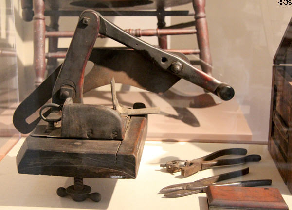 Asparagus cutter (late 19thC) at Concord Museum. Concord, MA.