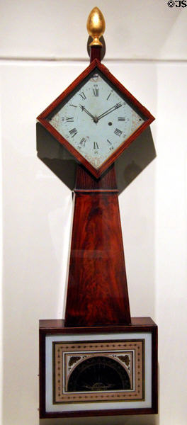 Timepiece (c1800-10) attrib. Aaron Willard, Jr. of Boston at Concord Museum. Concord, MA.