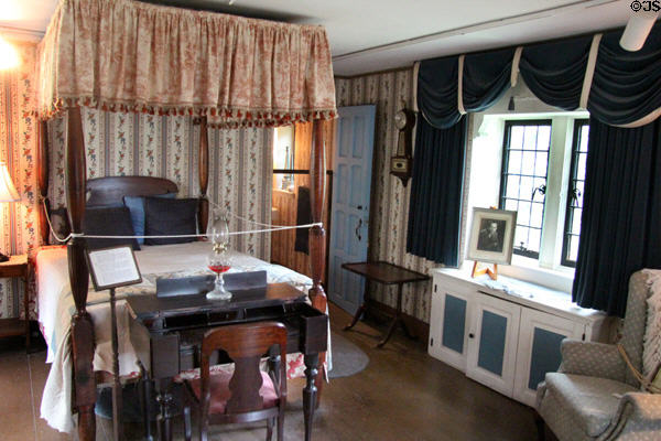 Bedroom at Hammond Castle Museum. Gloucester, MA.