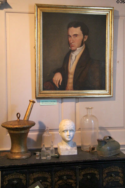 Robert Rantoul, Jr. portrait by Franklin Poole at John Cabot House. Beverly, MA.