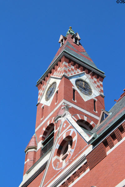 Tower atop Abbot Hall (aka Marblehead Town Hall). Marblehead, MA.